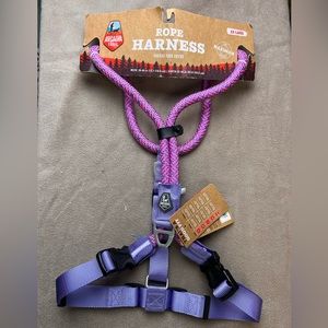 Arcadia Trail Dog Rope Harness Purple Pink XXL